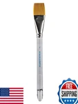 Winsor & Newton Series 995 Aquarelle Gold Nylon Flat Wash Brush 1" Handle. Fixed Price $65.91.