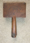 Set Of 2 Antique Wood Sargent & Co Wool Carder Paddle Brush. Fixed Price $72.54.