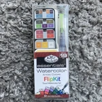 Royal & Langnickel Essential Watercolor Artist Colors Flipkit Paint Set. Fixed Price $18.99.