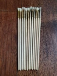 Craftsmart #4 Wood Handle Paint Arts Childrens Adults Brushes - Set Of 12. Fixed Price $11.99.