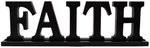 Rustic Faith Sign For Home Decor, Decorative Wooden Cutout Word. Fixed Price $20.95.