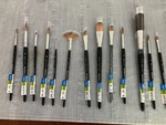 Aqua Elite Princeton Watercolor Brushes Lot Of 13 Different Quality. Fixed Price $54.99.