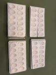 Boxes (48 Pcs) Vtg Prang Watercolor Paint Refills, White 0/16 #00809. Fixed Price $15.50.