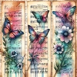 Rekxtmo Diy Butterfly Diamond Art Kits For Adults, 5D 14X14 Inches, QY089. Fixed Price $13.99.