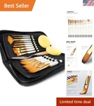 Durable Artify 15-PIECE Paint Brush Set For Acrylic, Oil & Watercolor Techniques. Fixed Price $32.99.