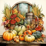 5D Diy Diamond Painting Kits For Adults Pumpkin Full Drill Wall Decoration. Fixed Price $11.99.