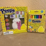 Peeps Paint Your Own Easter Bunny Kit + Markers. Fixed Price $22.00.