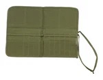 22 Slots Paint Brush Case Canvas Holder, Roll Up Storage Bag. Fixed Price $10.00.