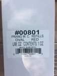 Prang Semi-moist Watercolor Paint Refill, Oval Pan, Red, 12 Pans (new). Fixed Price $7.80.