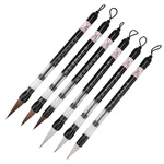 Walfront Pcs Calligraphy Brush Pen Set 1 Count (pack Of 6), Black. Fixed Price $18.41.