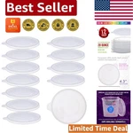 Clear 12-PACK Mixing Cup Lids Perfect For Automotive Paint & Resin Projects. Fixed Price $19.99.