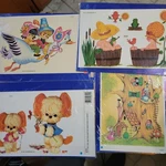 4 Vtg 1981 Meyercord Decalart Nursery Rhymes Water Applied Decals Ex Large. Fixed Price $17.99.