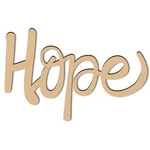 Laser Hope Wood Sign Wall Art Cutout Letter 6 X 10INCH Decorative Wa.... Fixed Price $10.88.