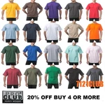 Heavyweight Shirts Mens Plain Short Sleeve Big And Tall M-7XL. Fixed Price $13.95.