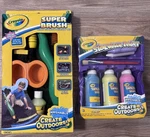 Crayola Super Brush Create Outdoors Giant Sidewalk Set With Extra. Fixed Price $49.99.