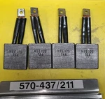 Oem Raymond 570-437/211 Brush, Motor Set (qty = Brushes) (MEE12G 7AA). Fixed Price $54.99.