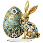Diy Tabletop Diamond Art Painting Kit Desktop Ornament Special Shaped Rhinestone. Fixed Price $27.99.