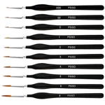 10 Pcs Mini Fine Detail Paint Brushes For Watercolor Oil Acrylic Nail Art Scale. Fixed Price $13.99.