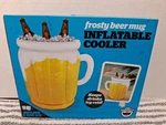 Big Mouth Frosty Beer Mug Inflatable Cooler 18"H 12"W Inflate & Add Ice!!!. Fixed Price $12.00.