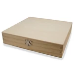 Wooden Jewelry Storage Trinket Box Chest Clasp Diy Craft 8.5 Inches. Fixed Price $15.12.