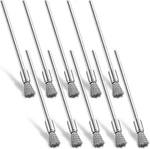 10 Pcs Wire Extended Cleaning Brushes 3 Mm Mandrel Rust Paint Removal. Fixed Price $14.99.