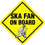 Ska Fan On Board Vinyl Window Sticker Car Van Lorry Vehicle Retro Sax Music. Fixed Price $6.06.