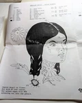 Cameo Vintage Liquid Embroidery Set 12 Uncut Blocks Girl Profiles & Flowers. Fixed Price $29.00.