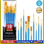 Best Model Miniature Paint Brushes Small Detail Art With Set 10 Pcs. Fixed Price $7.49.