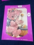 Vintage Meyercord Retro Shabby Nursery Pink Bear Playing Drum X411B Decals Craft. Fixed Price $12.00.