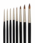 Isabey Series 6229 Kolinsky Sable Miniature Paint Brushes. Fixed Price $26.66.