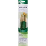 Gold Taklon Real Value Brush Set 4/PKG. Fixed Price $12.51.