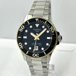 Tissot Women's Seastar 1000 Silver 30ATM Sapphire 36MM Black Dial Watch T120210A. Fixed Price $275.00.