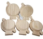 Mondo Llama Standing Wood Globe Diy Paint Craft Project 6.5" X 5"- Lot Of. Fixed Price $11.25.