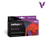 Vallejo Model Color Fire Fury Paint Set - 70.243 Brand New. Fixed Price $27.99.