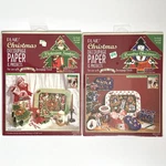 Plaid Christmas Decoupage Paper 2 Packages Country & Victorian Santas Vtg 1994. Fixed Price $6.95.