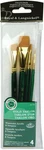Royal & Langnickel(r) Gold Taklon Value Pack Brush SET-4/PKG. Fixed Price $10.92.