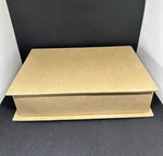 2 Pc Brown Paper Mache Jewelry Box With Mirror For Crafting Diy. Fixed Price $8.00.