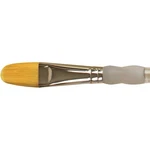 Royal & Langnickel Soft Grip Gold Taklon 3/4" Oval Wash Brush. Fixed Price $7.95.
