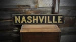 Personalized City Name Sign - Rustic Hand Made Vintage Wooden. Fixed Price $43.20.
