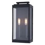 Vaxcel Hampton 7" 2 Outdoor Wall Light, Textured Black - T0706. Fixed Price $139.99.