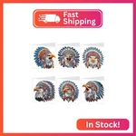 Tontut 6PCS Diamond Art Painting Kit Greeting Card, Ethnic Rooster 5D Diy. Fixed Price $18.69.
