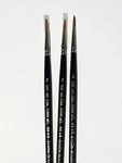 3PCS Tobgi's Artist Quality Golden Synthetic Sable Round Detail Brush #3-GERMANY. Fixed Price $18.32.
