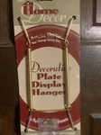 Darice Decorative Plate Display Hanger Expandable 7.5" To 9.5" Diameter Gold. Fixed Price $13.75.