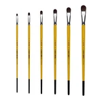 XDT#826 Filbert Artist Paint Brush Piece Set Mixed Red Sable Weasel Hair. Fixed Price $12.99.