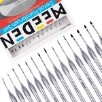 Meeden Miniature Paint Brush SET,15 Tiny Professional Fine Tip Small, Gray. Fixed Price $29.99.
