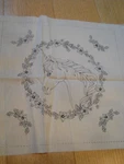 Tri Chem 7316 Unicorn On Fabric, Quilt Block Picture. Fixed Price $6.99.