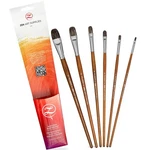 Professional Filbert Paint Brushes For Oil & Acrylic 6PC ... Fas. Fixed Price $24.99.