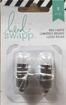 Heidi Swapp Paper Lantern Lights 2/PKG Red American Crafts # 340596 New Nip. Fixed Price $8.50.