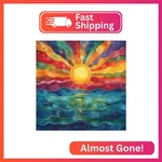Maxbye Sunrise Diamonds Painting Kits For Adults, Ocean Wave Art. Fixed Price $12.83.