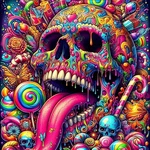 Rekxtmo Diy Skull Diamond Art Kits For Adults, 5D 14X14 Inches, QY096. Fixed Price $13.01.